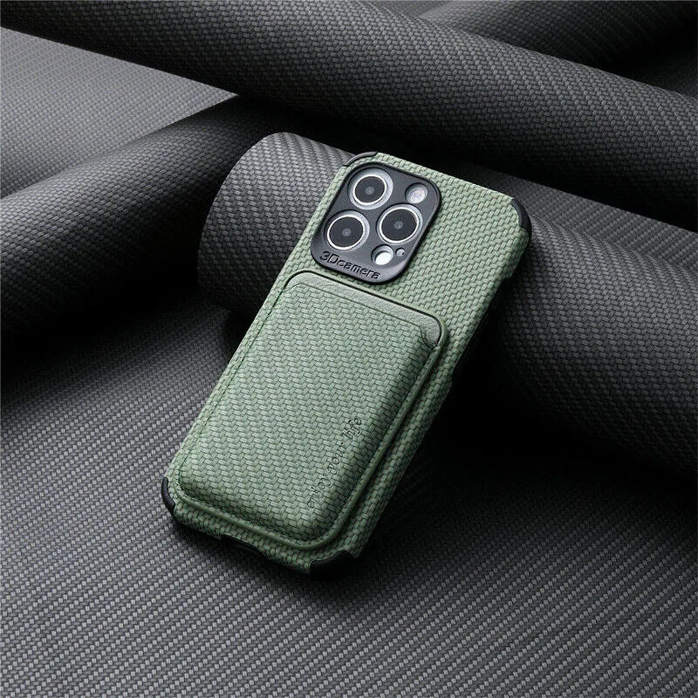 Magnetic iPhone Wallet Case with Card Holder and Slim Profile