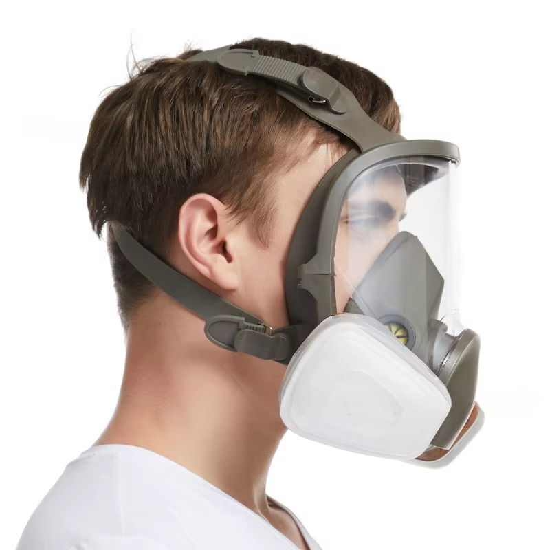Full Face Safety Gas Mask with Anti-Fog and Secure Fit