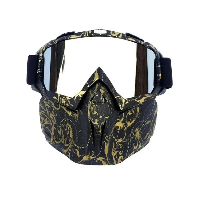 Snow Ninja Mask with UV Goggles for Winter Sports