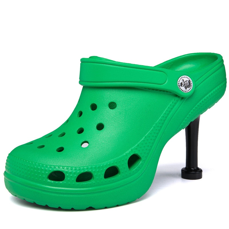 Non-Slip High Heel Beach Sandals with Thick Soles