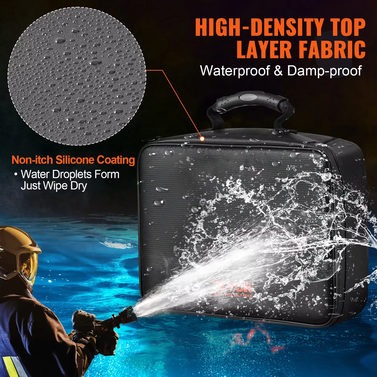 Fireproof Waterproof Document Bag – Secure Portable Storage for Travel & Home