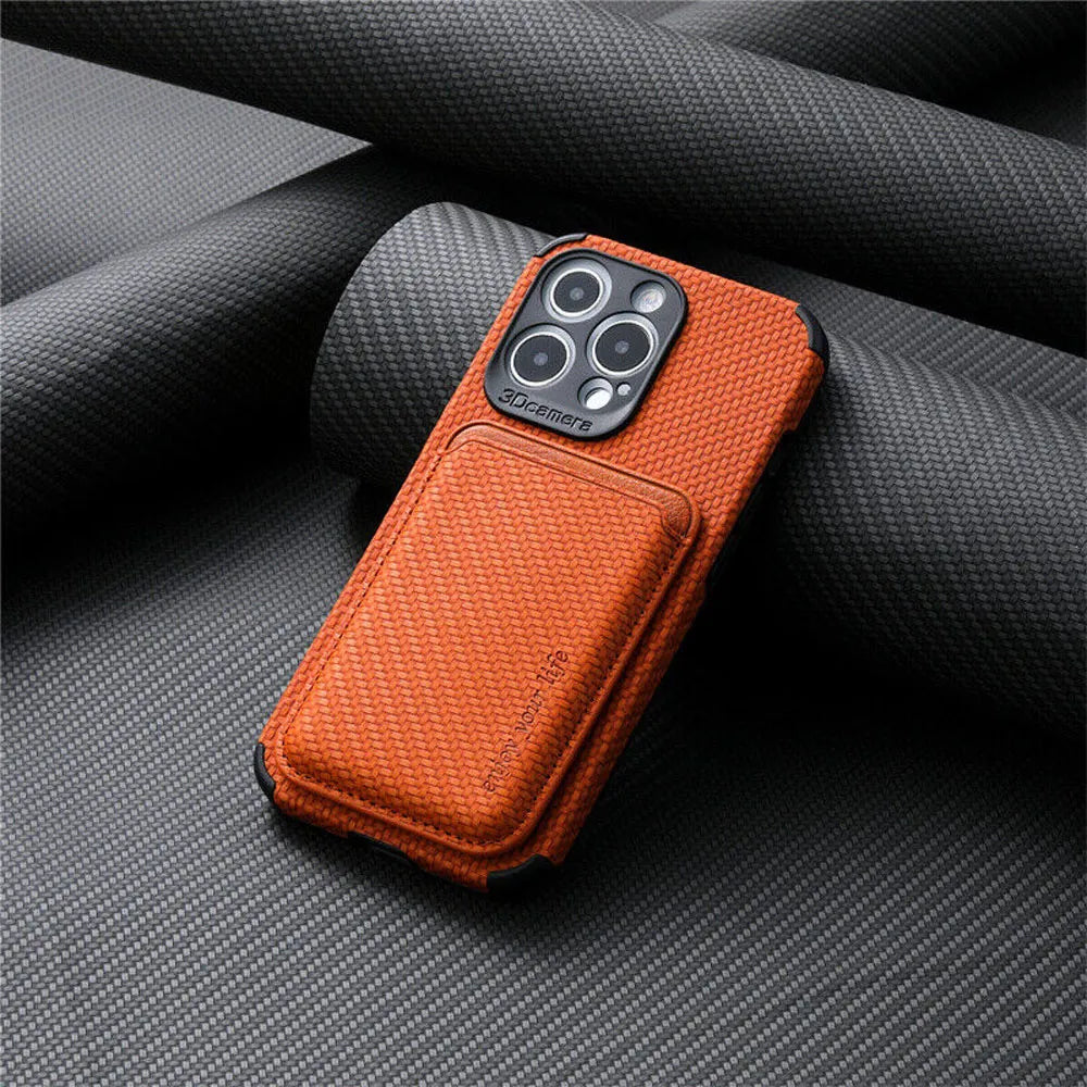Magnetic iPhone Wallet Case with Card Holder and Slim Profile