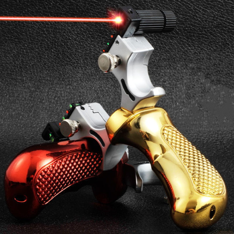 High-Precision Slingshot with Laser Targeting System