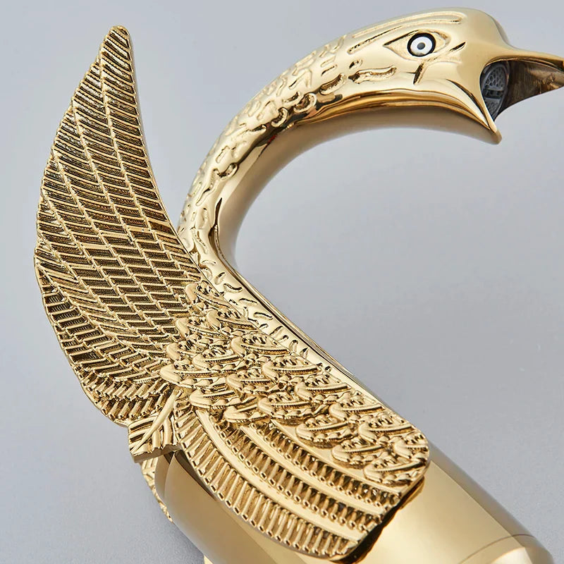 Swan Gold Single-Handle Basin Faucet