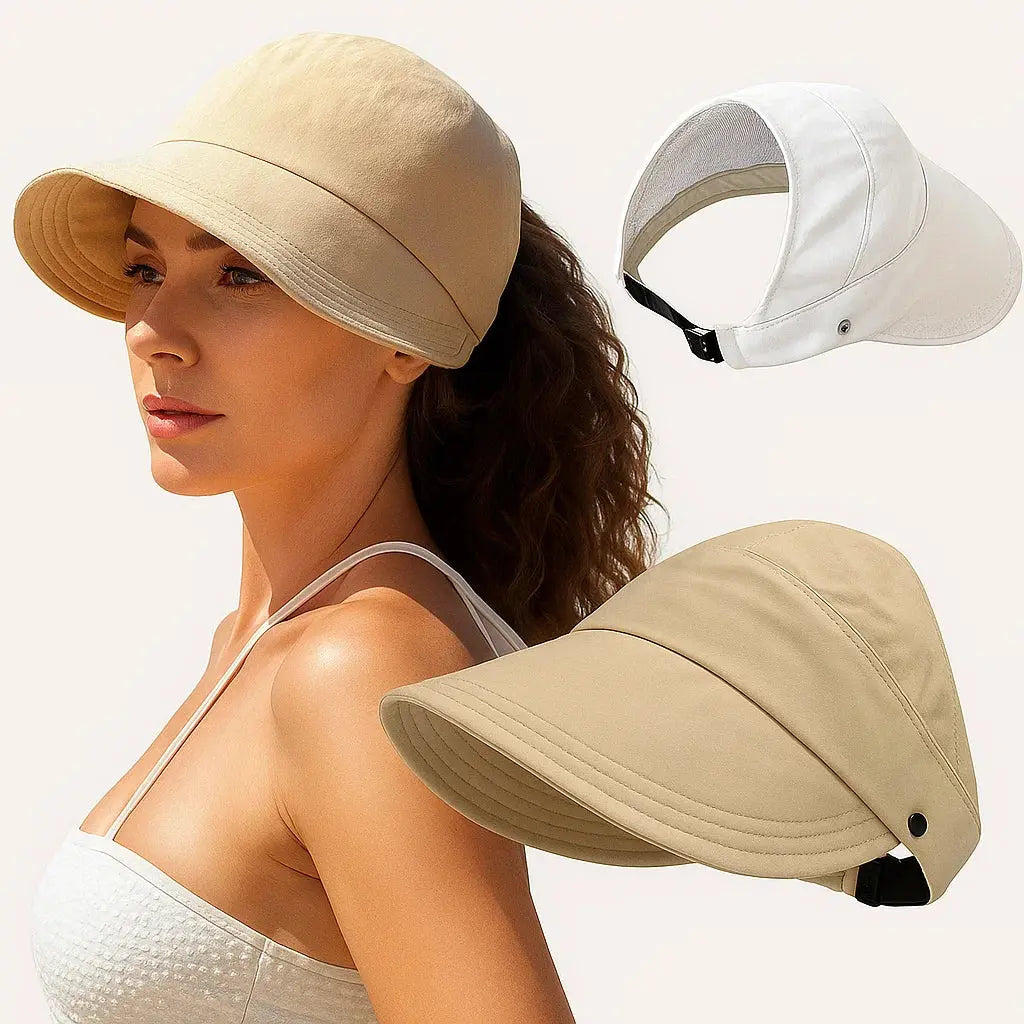 Wide Brim Beach Hat – Foldable, Lightweight, Sun Protection