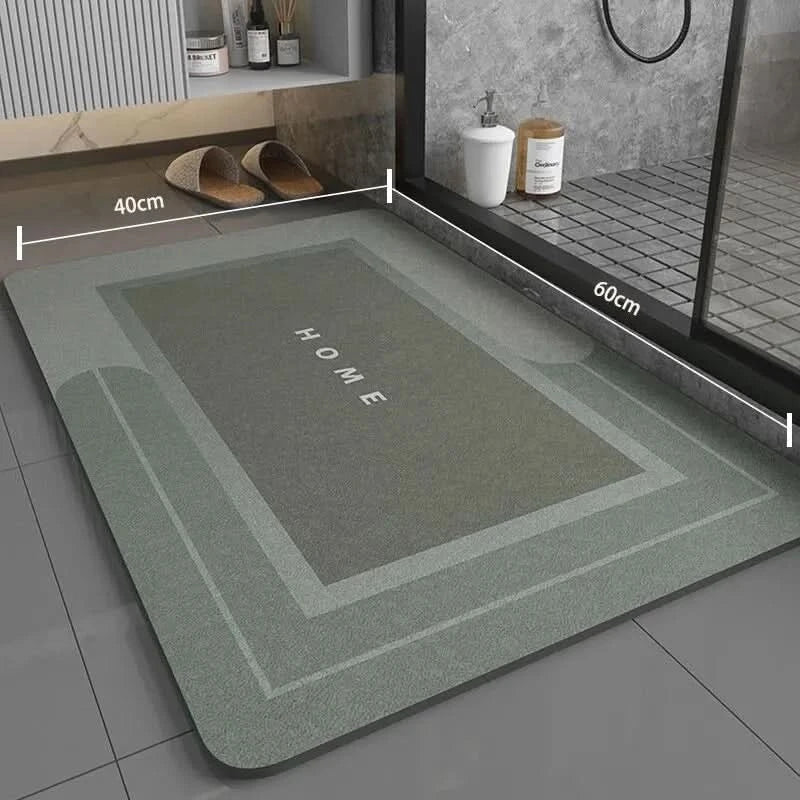 Super Absorbent Non-Slip Bathroom Mat 40×60 cm, Soft and Comfortable