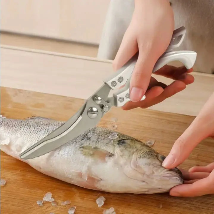 Super Strong Kitchen Shears – Stainless Steel for Effortless Cutting