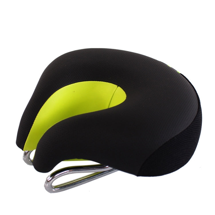 Seamless Mountain Bike Seat with Thick Soft Padding - Green