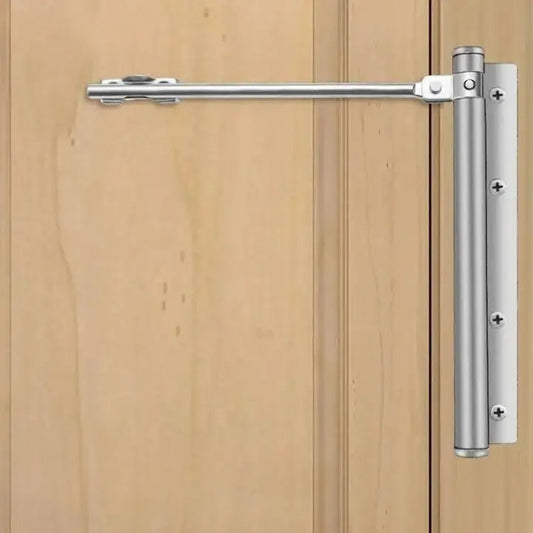 Automatic Door Closer - Quiet Stainless Steel, Easy to Install