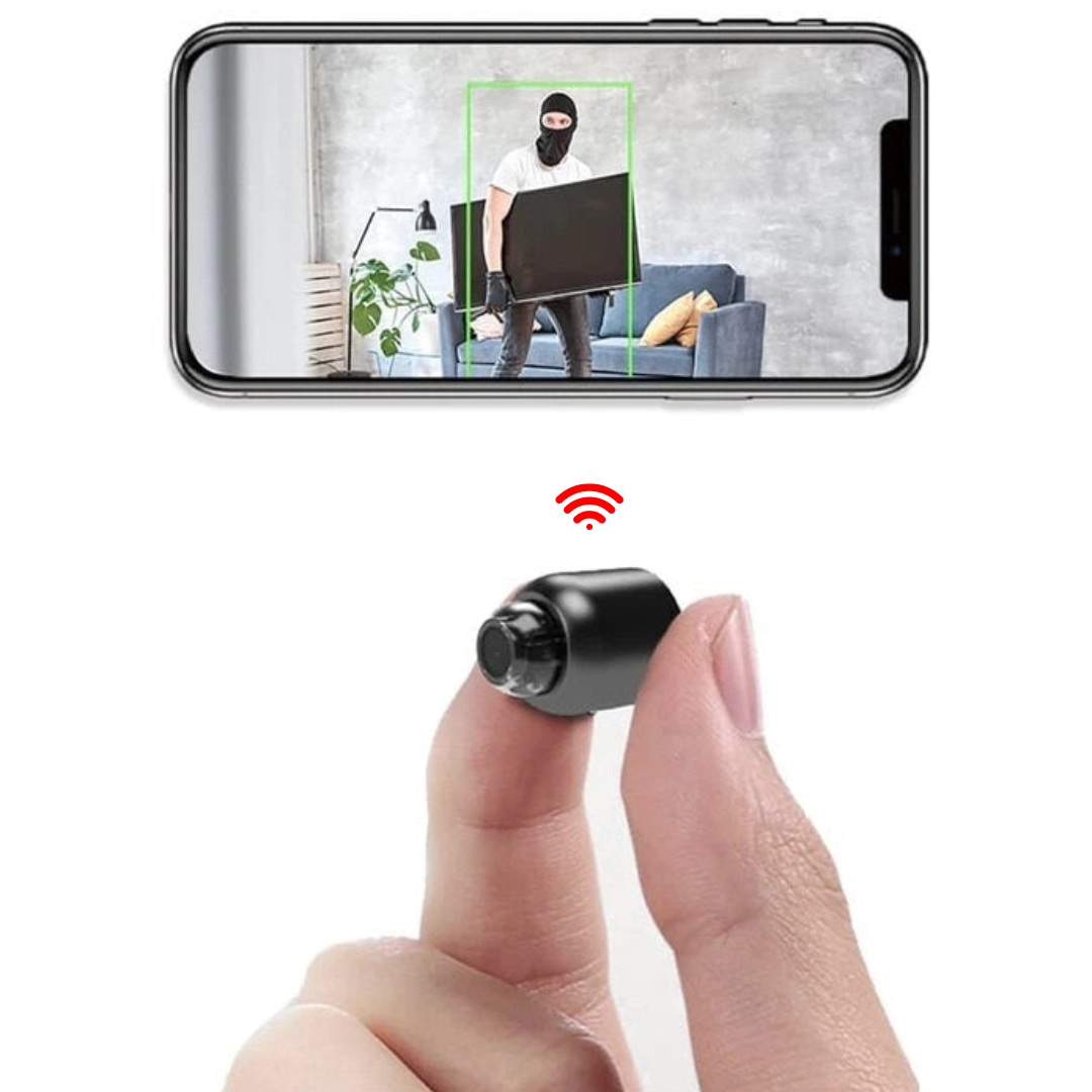 Compact Wireless Camera with Audio for Home Security