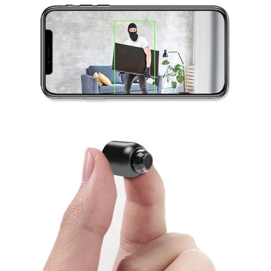 Compact Night Vision WiFi Spy Camera for UK Nanny Surveillance