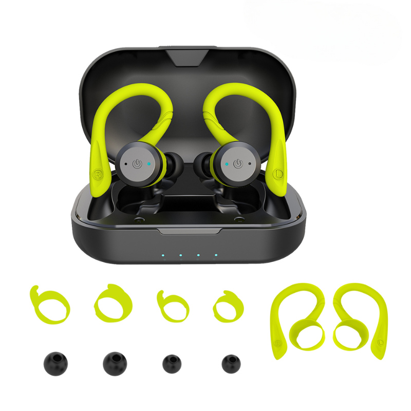 Waterproof Bluetooth Sport Earbuds – 20H Playtime, IPX7 for Swimming & Fitness