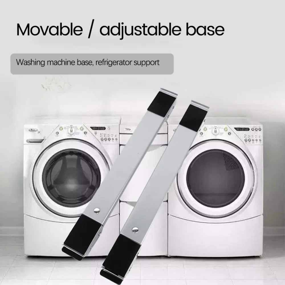 Adjustable Mobile Base for Washing Machines with Wheels