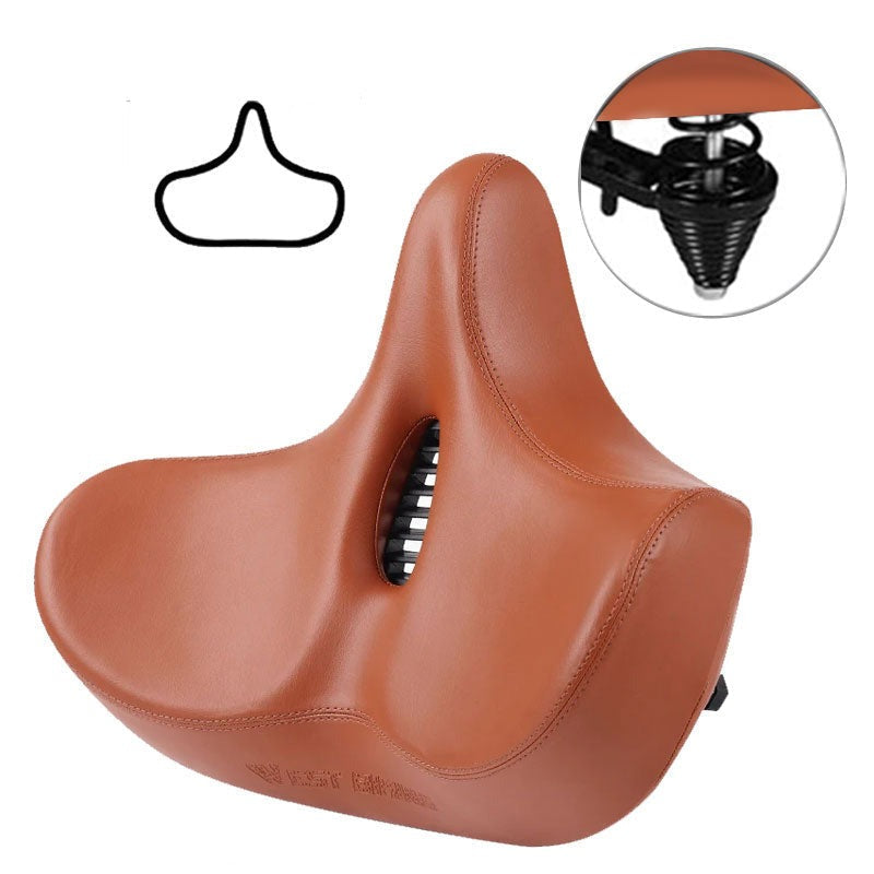 Extra Wide Ergonomic Bike Seat - Breathable and Comfortable Saddle