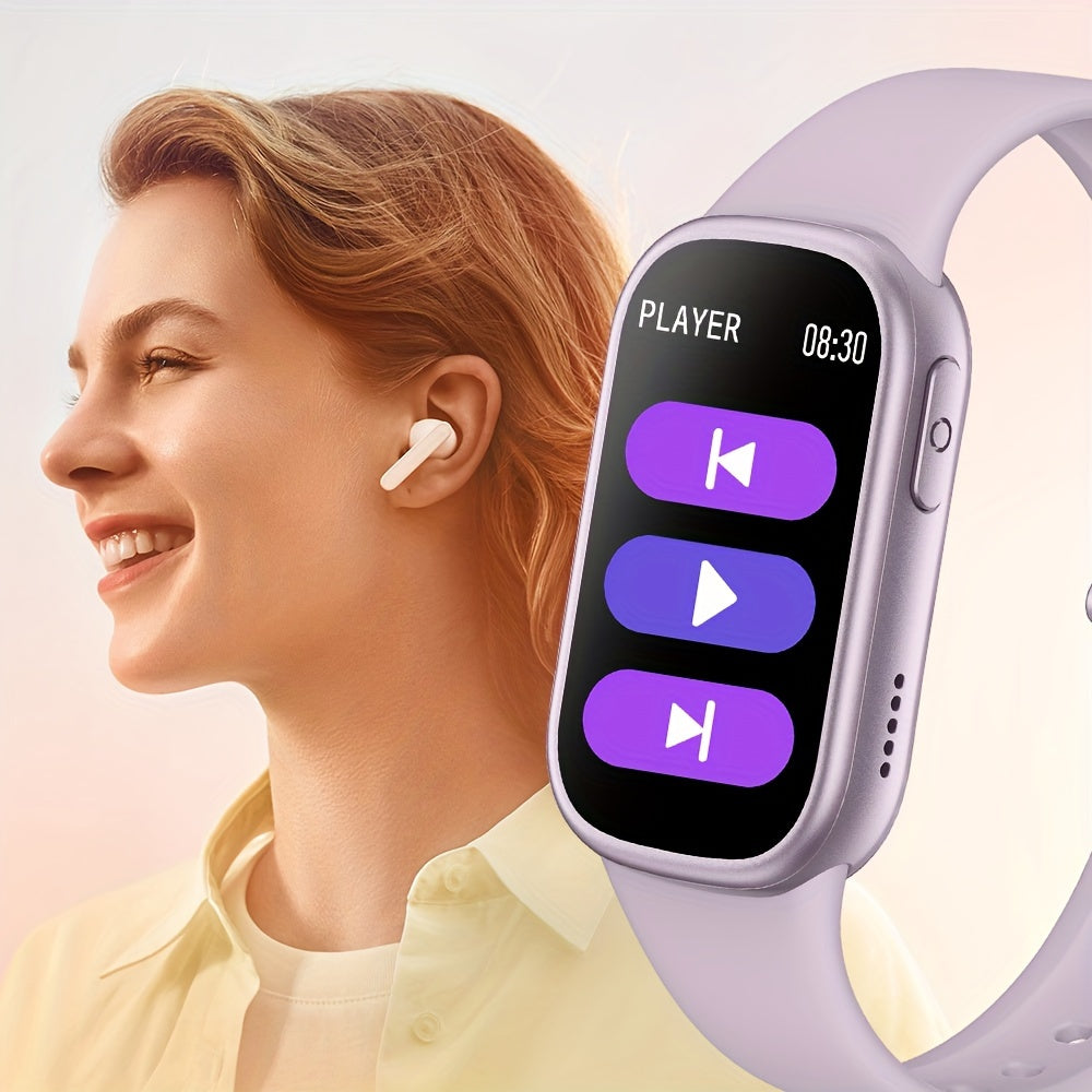 AquaFit Waterproof Sports Smartwatch – IP68 with Extended Battery Life