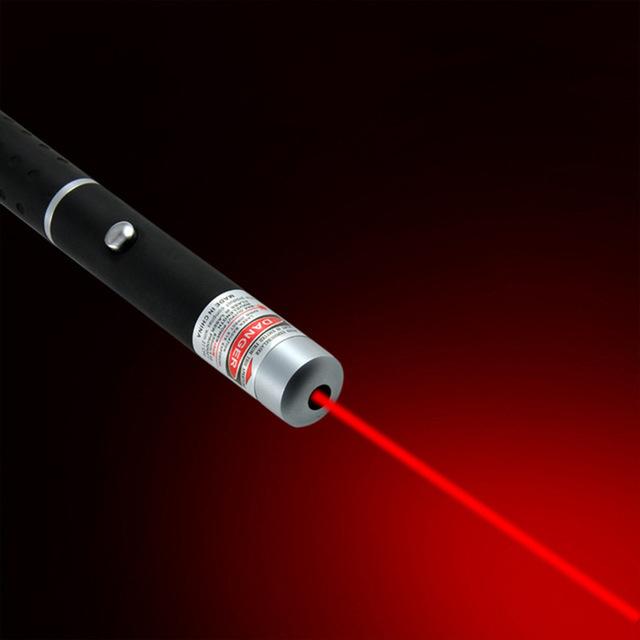 High-Power Laser Pointer with Red, Green, and Blue-Purple Light Options