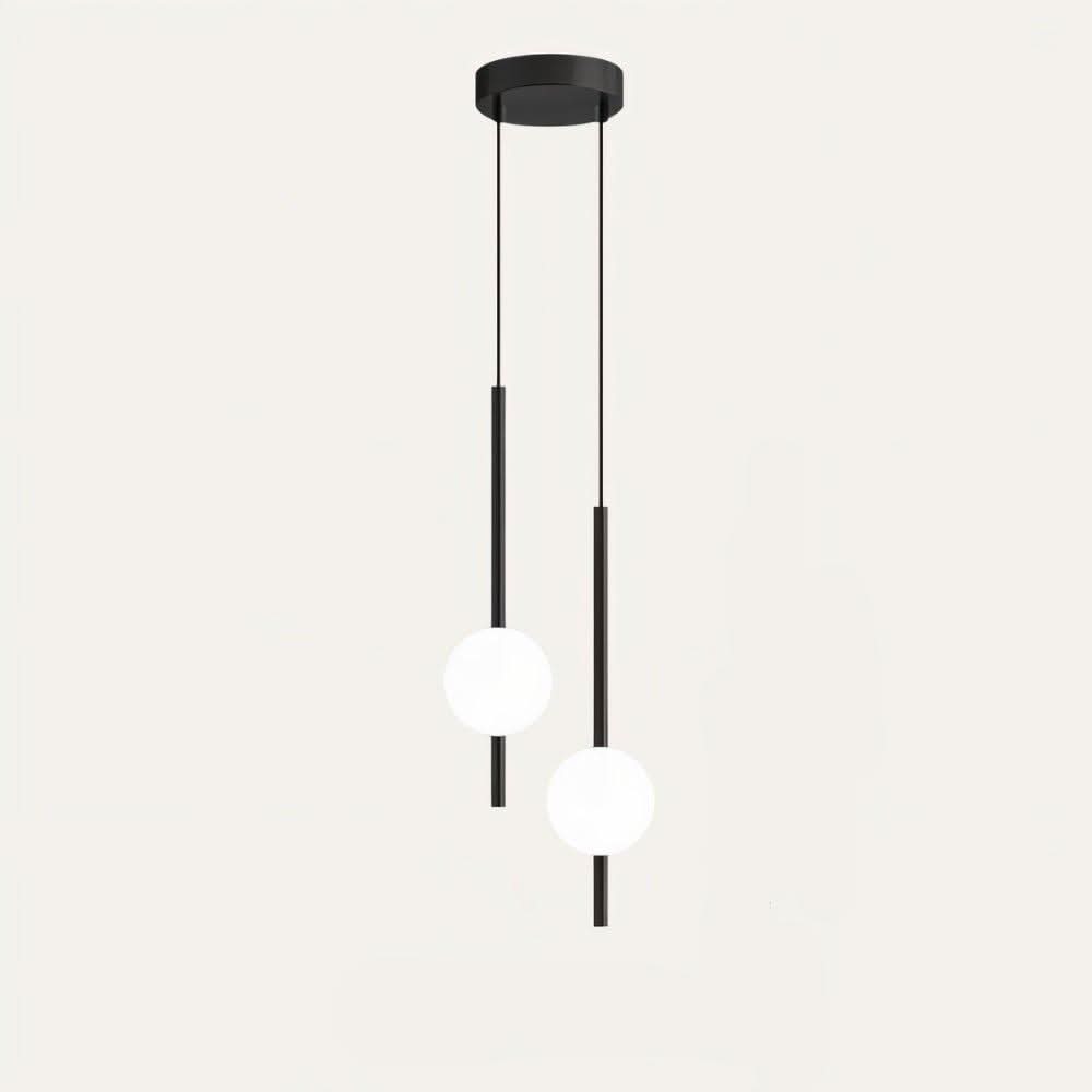 Afzal Glass Globe LED Hanging Light Fixture