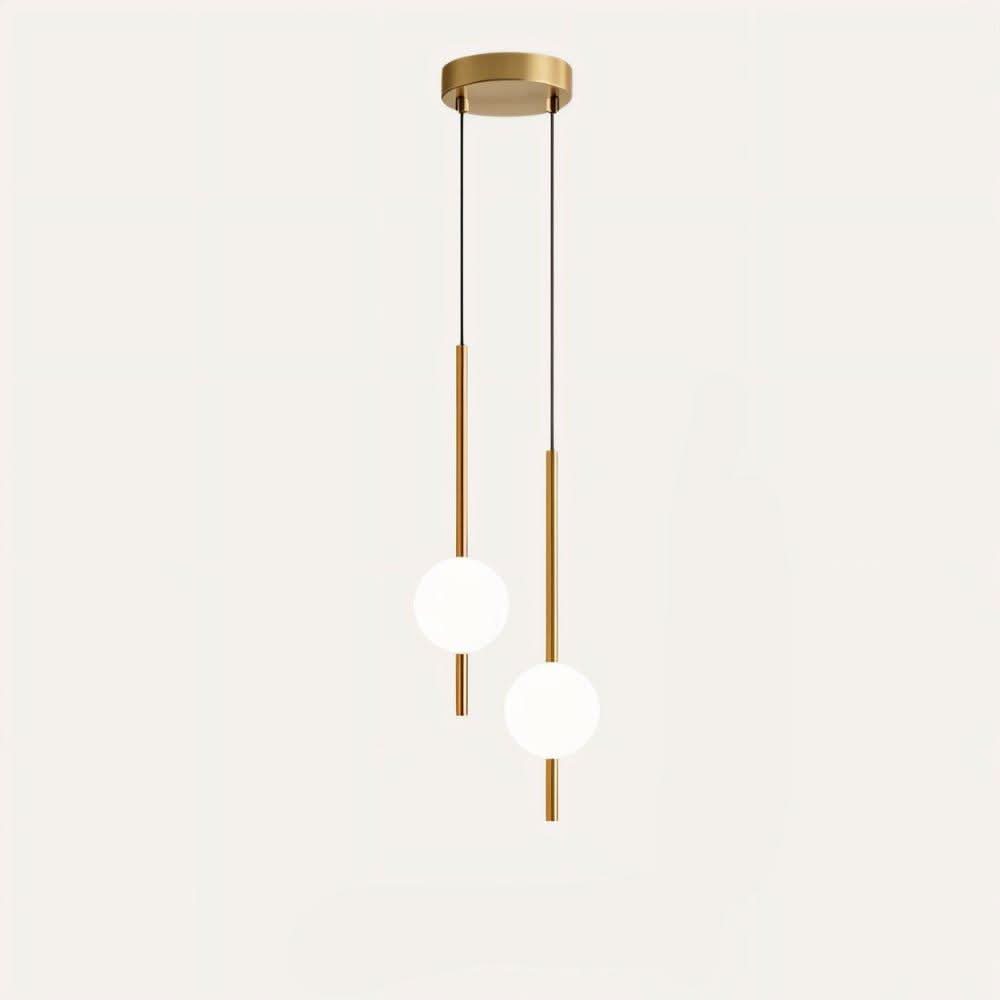 Afzal Glass Globe LED Hanging Light Fixture
