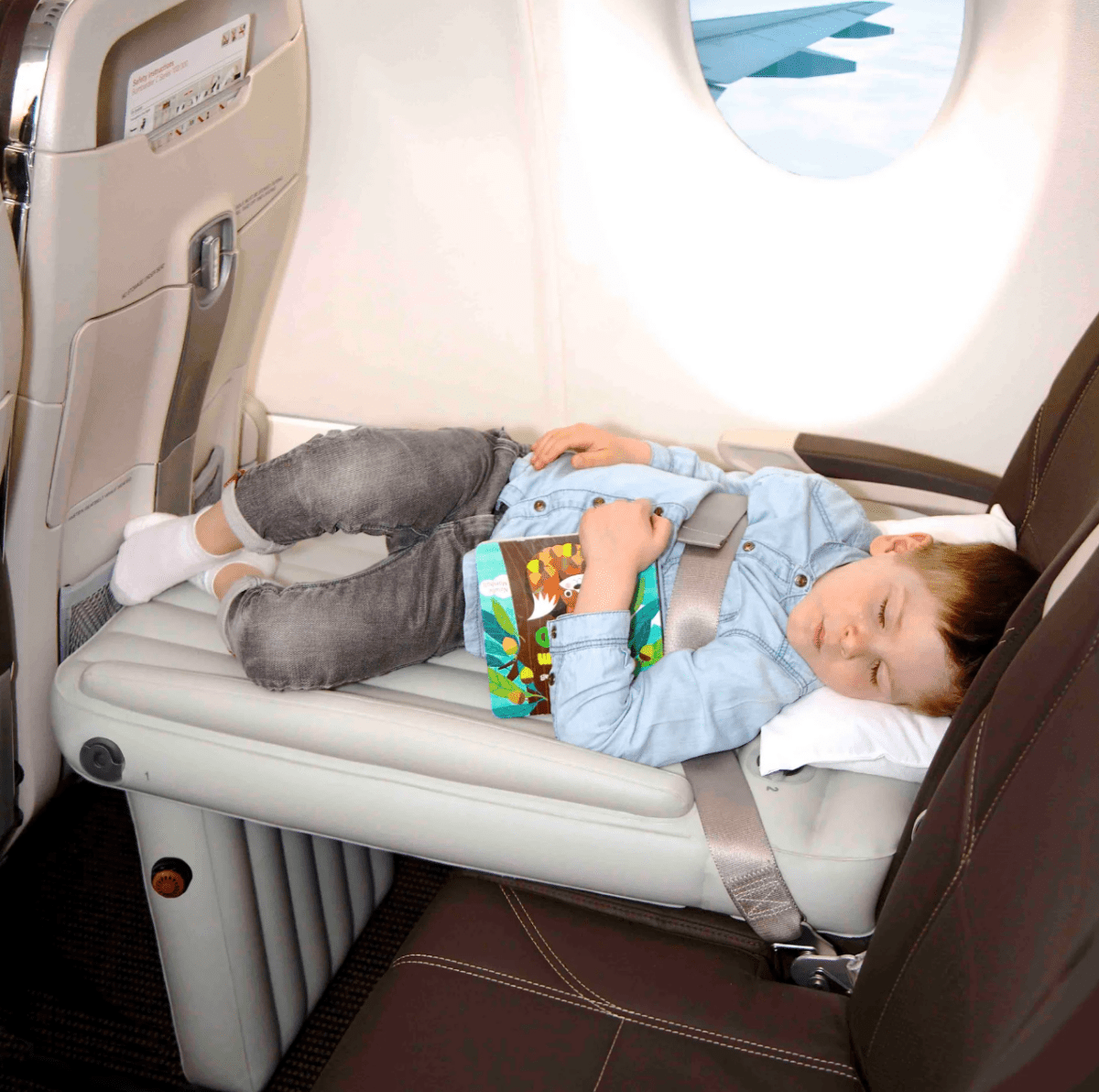 Inflatable Travel Bed for Kids – Cozy Comfort on Planes