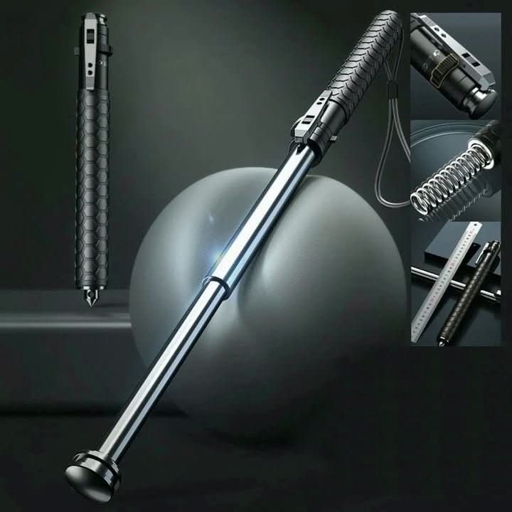 Telescopic Self-Defense Cane | Pop-Up Hiking & Travel Safety Stick