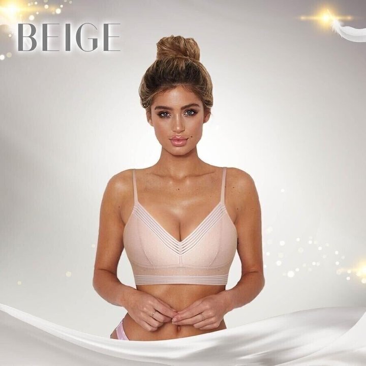 Wireless Back Support Lace Bra