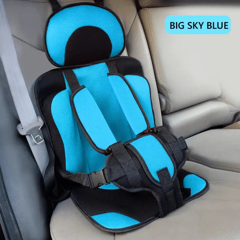 Portable Travel Car Seat for Kids | Foldable Booster with 5-Point Harness