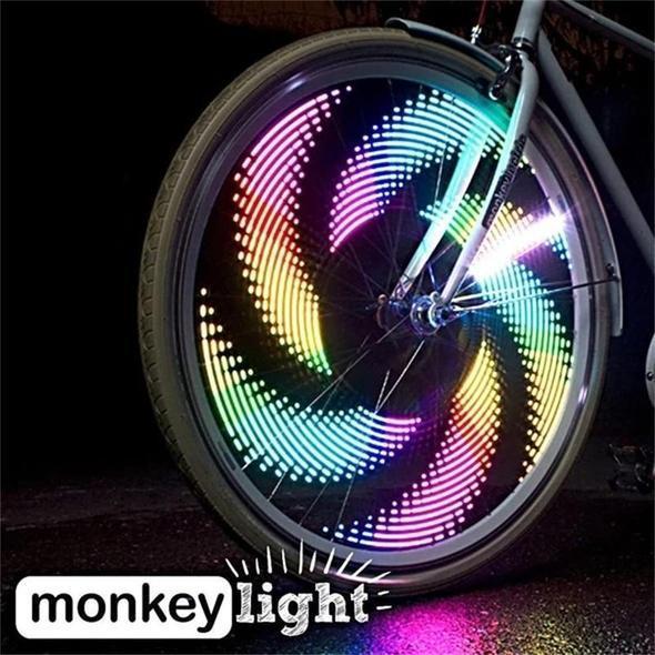 3D Bicycle Wheel LED Lights with 30 Patterns