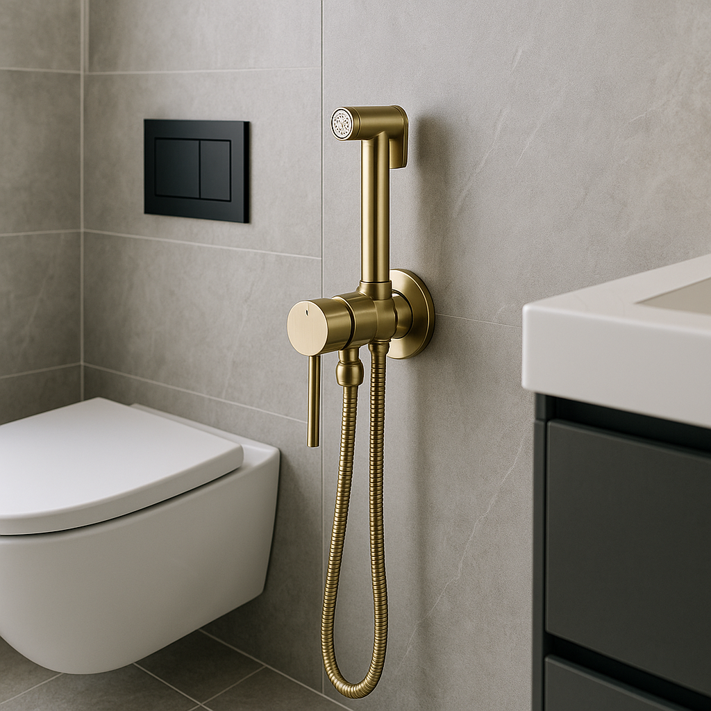 Always Clean Wall-Mounted Bidet Spray Faucet Set