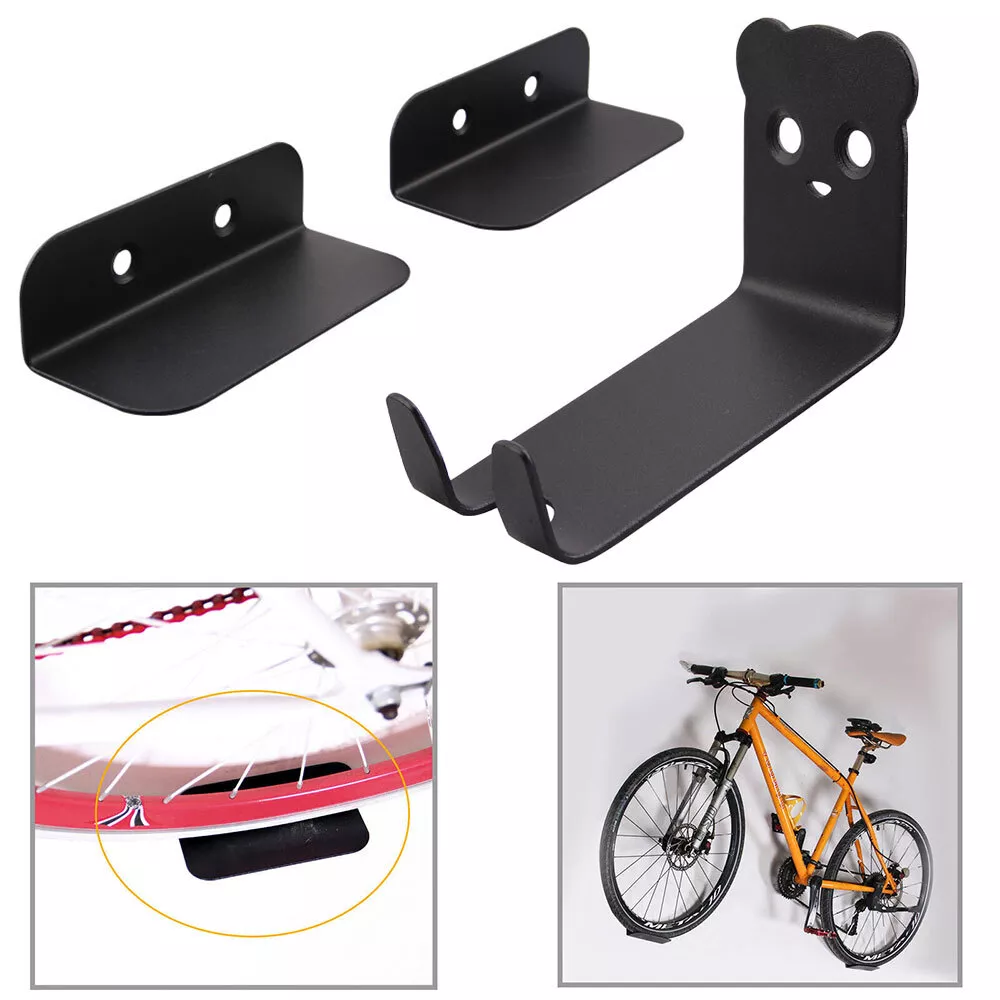 WallGrip Bike Hook - Space-Efficient Steel Bicycle Wall Mount Holder