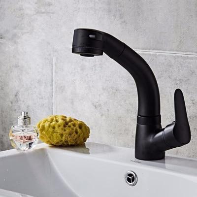 360-Degree Adjustable Pull-Out Shower Faucet