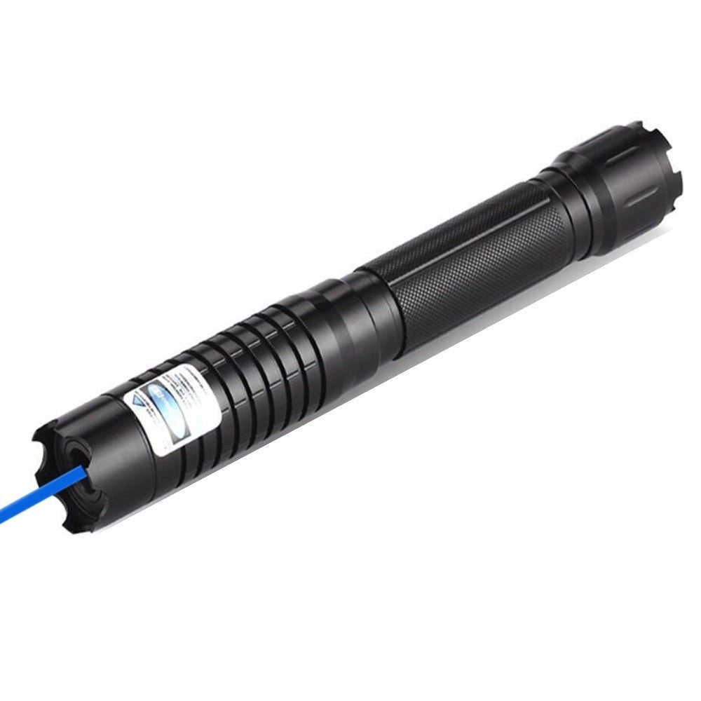Blue Beam Laser Flashlight | 450nm Tactical Light with 5000m+ Range | Adjustable Focus
