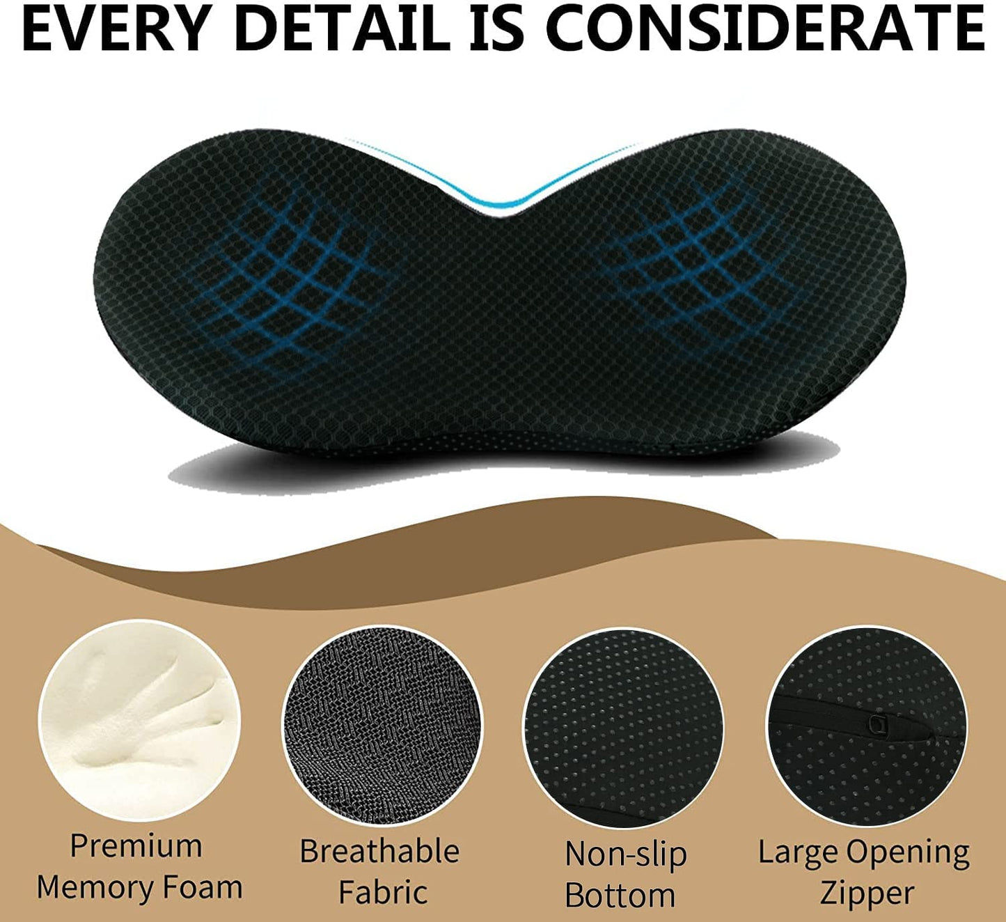 Car Seat Booster Cushion for Short Drivers