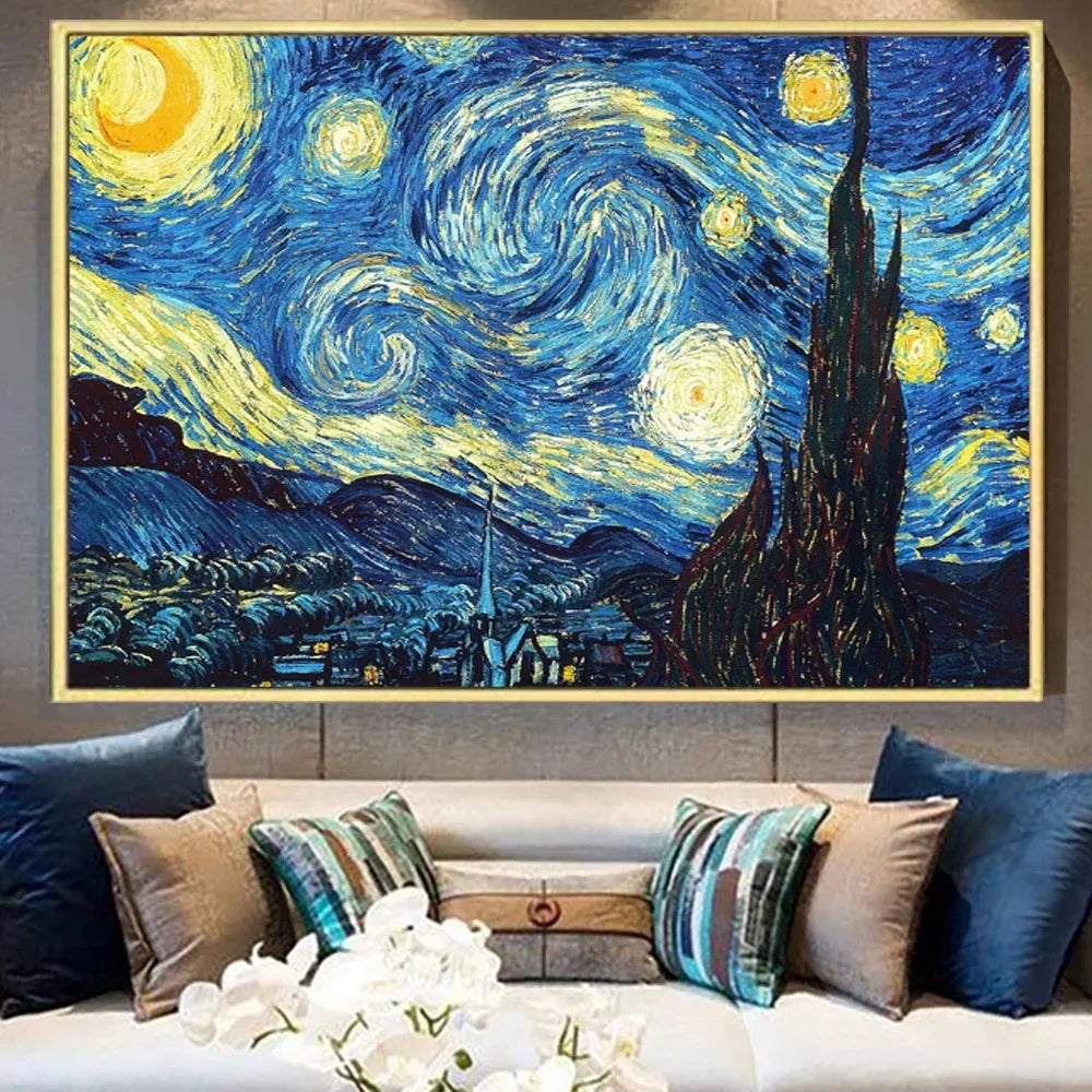 Cloudwood Night by Vincent van Gogh Livine Oakfield