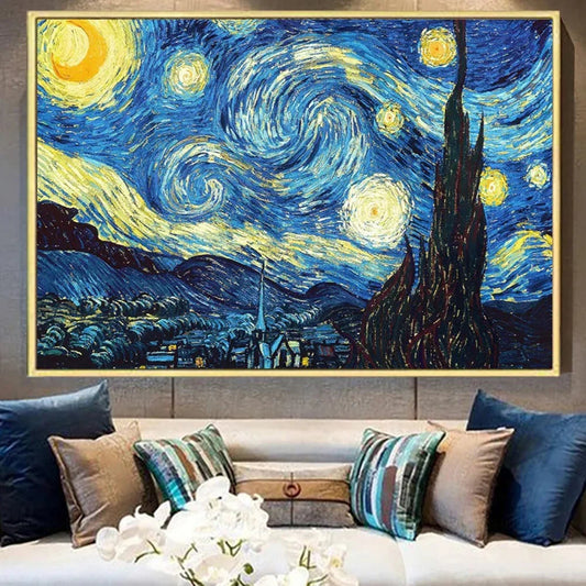 Cloudwood Night by Vincent van Gogh Livine Oakfield