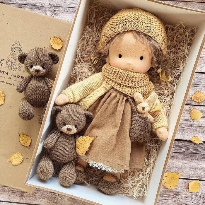 Handmade Waldorf Cuddle Doll | Soft, Organic & Safe for Kids