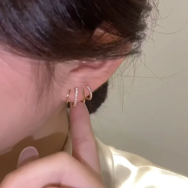 Women's Twist Design Earrings | Lightweight Statement Jewelry | Hypoallergenic Finish