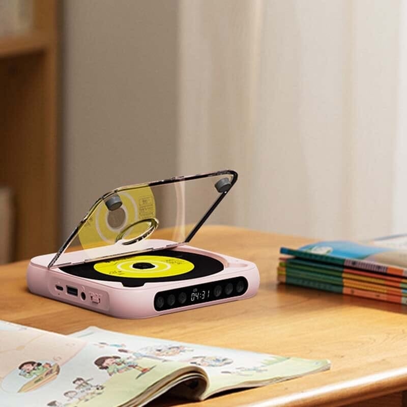 Portable CD Player with Bluetooth Connectivity