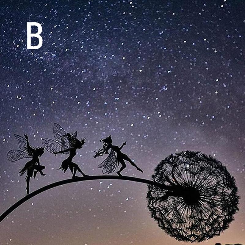 Steel Garden Fairy Dancing Statue