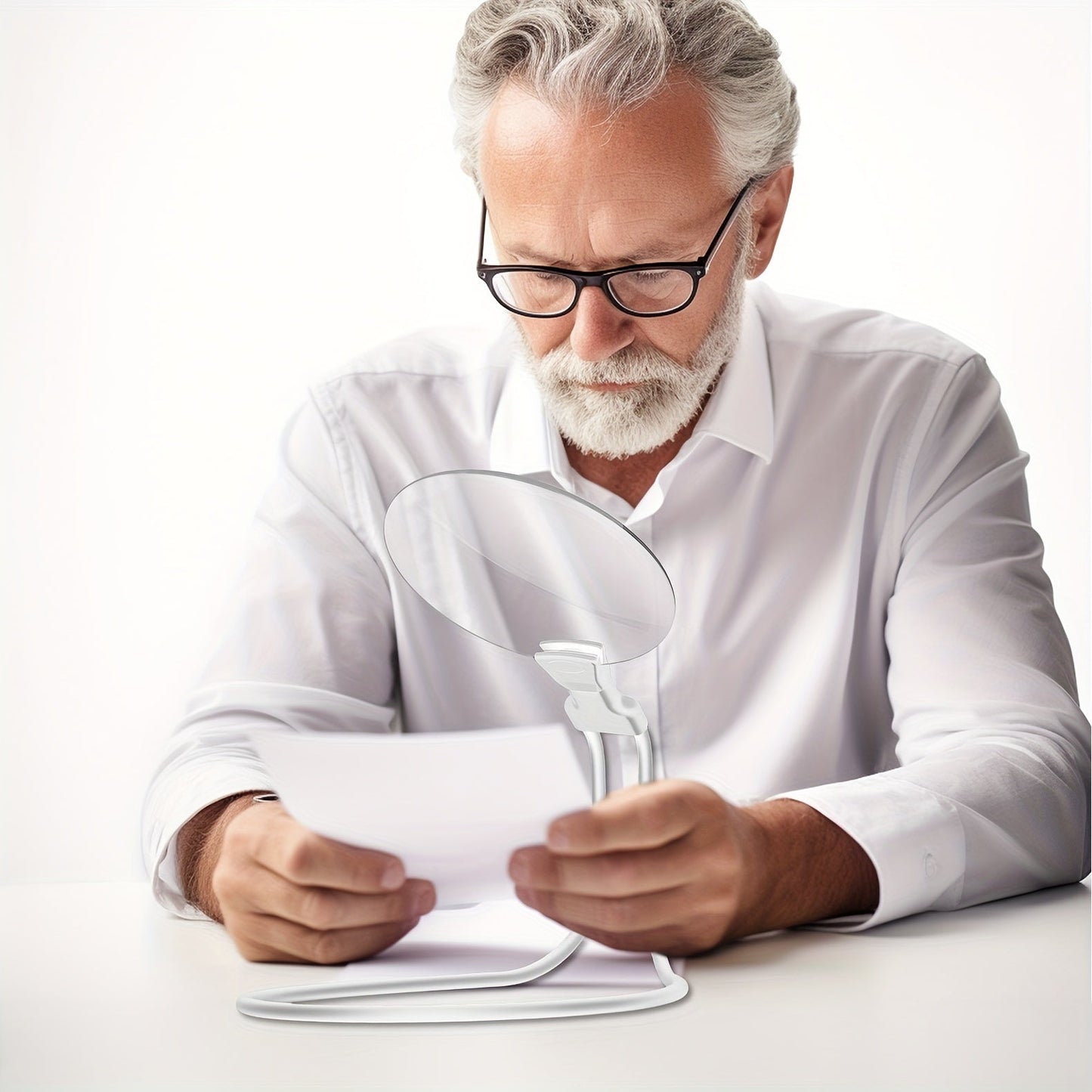 5X Hands-Free Magnifier – Adjustable Loupe for Seniors and Visual Assistance