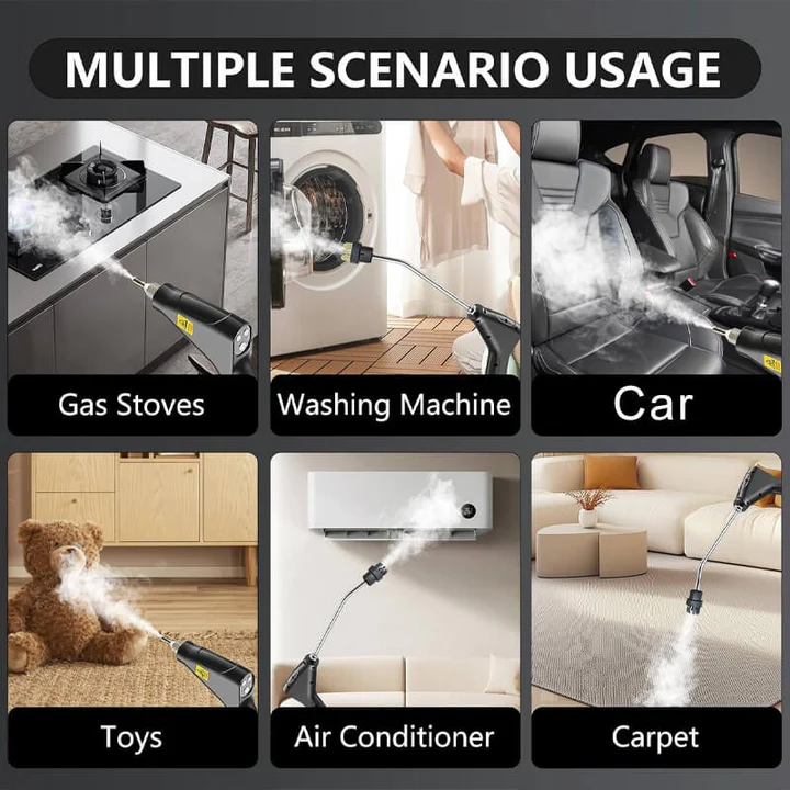 2500W High Pressure Steam Cleaner with Protective Gloves