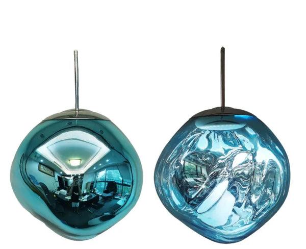 Scandinavian Glass Pendant Light | Modern Minimalist Design | Clear Finish
