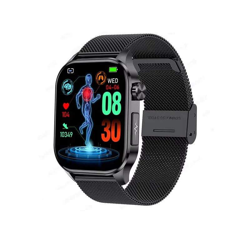 Senior Health Smartwatch with Blood Pressure and Sugar Monitoring