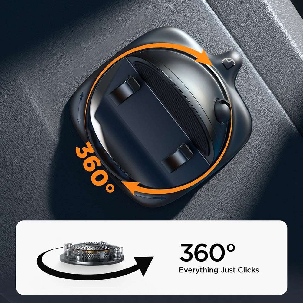 360° Rotating Car Phone Mount – Universal Adjustable Holder for All Smartphones