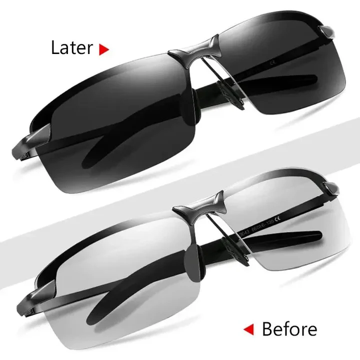 Polarized Photochromic Sunglasses with Auto Light Adaptation