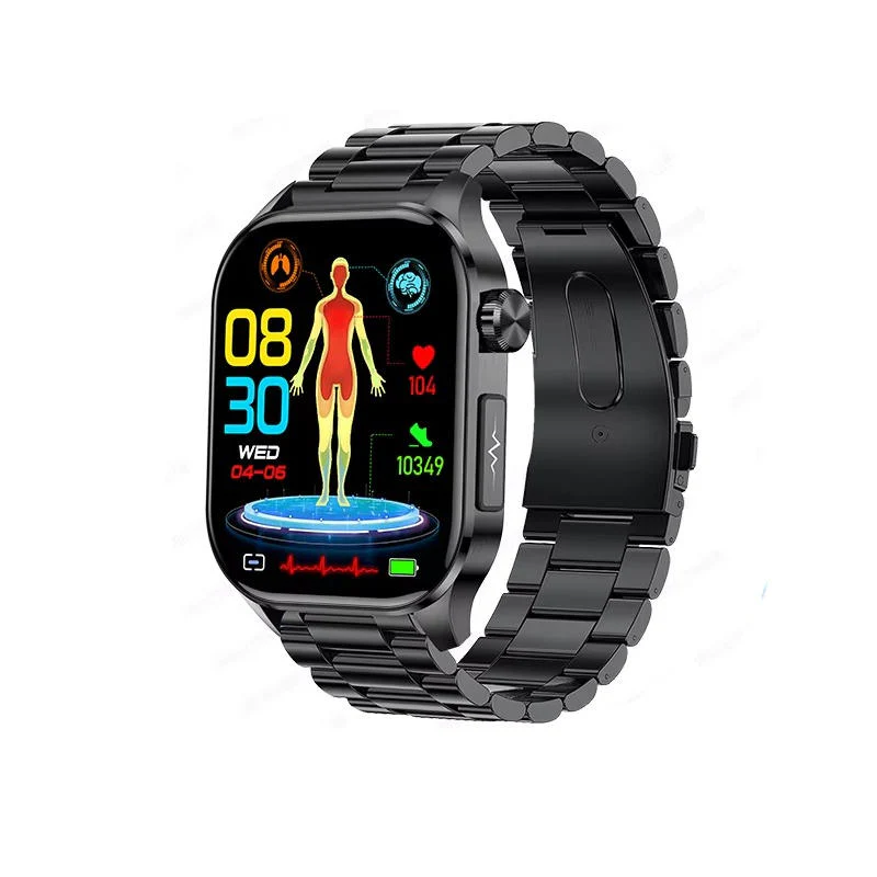 Senior Health Smartwatch with Blood Pressure and Sugar Monitoring