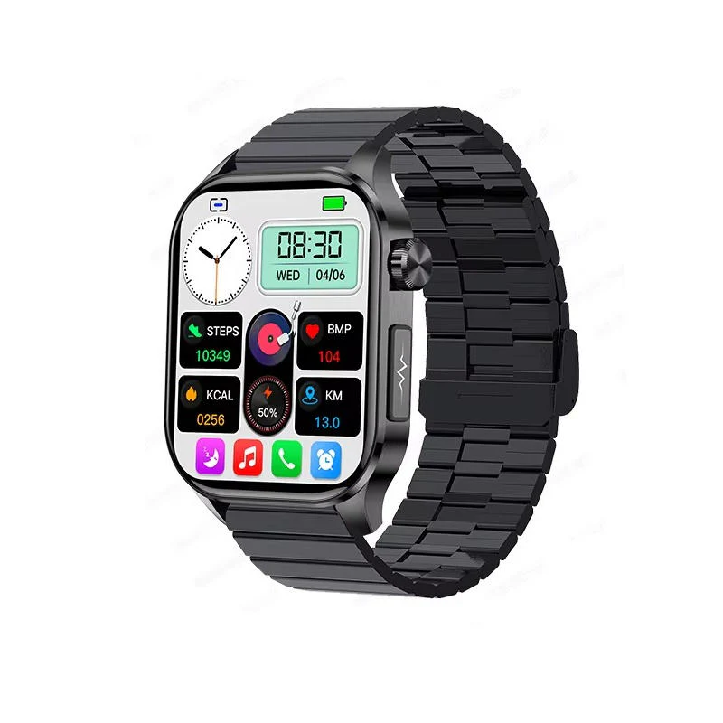 Senior Health Smartwatch with Blood Pressure and Sugar Monitoring