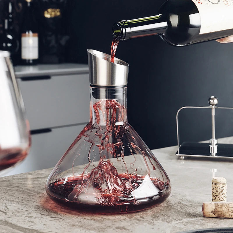 1500ml Crystal Wine Decanter with Aeration System