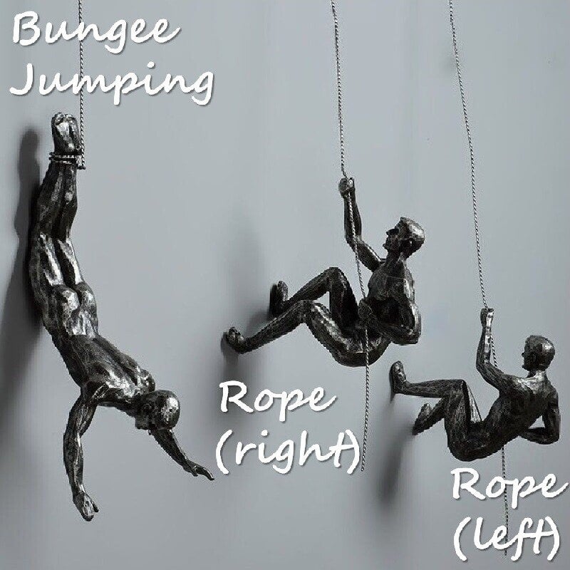 Climber Wall Art Statue