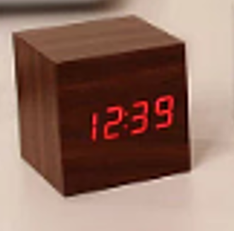 Contemporary Wooden Digital Clock