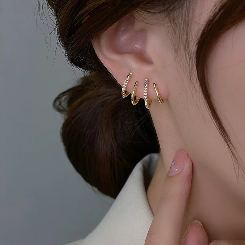 Women's Twist Design Earrings | Lightweight Statement Jewelry | Hypoallergenic Finish